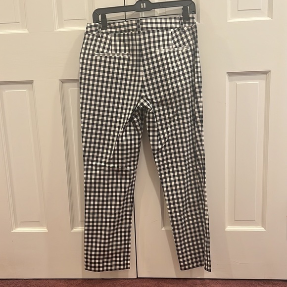 theory barnet check izelle s pant trouser gingham size 6 new with tags - Picture 6 of 6